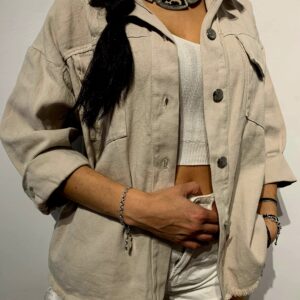 Camisa tejana beige