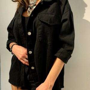 Camisa tejana negra