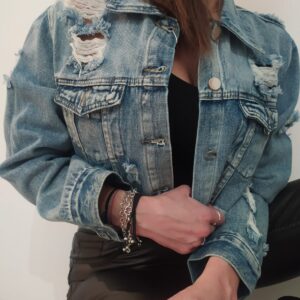 Chaqueta tejana corta